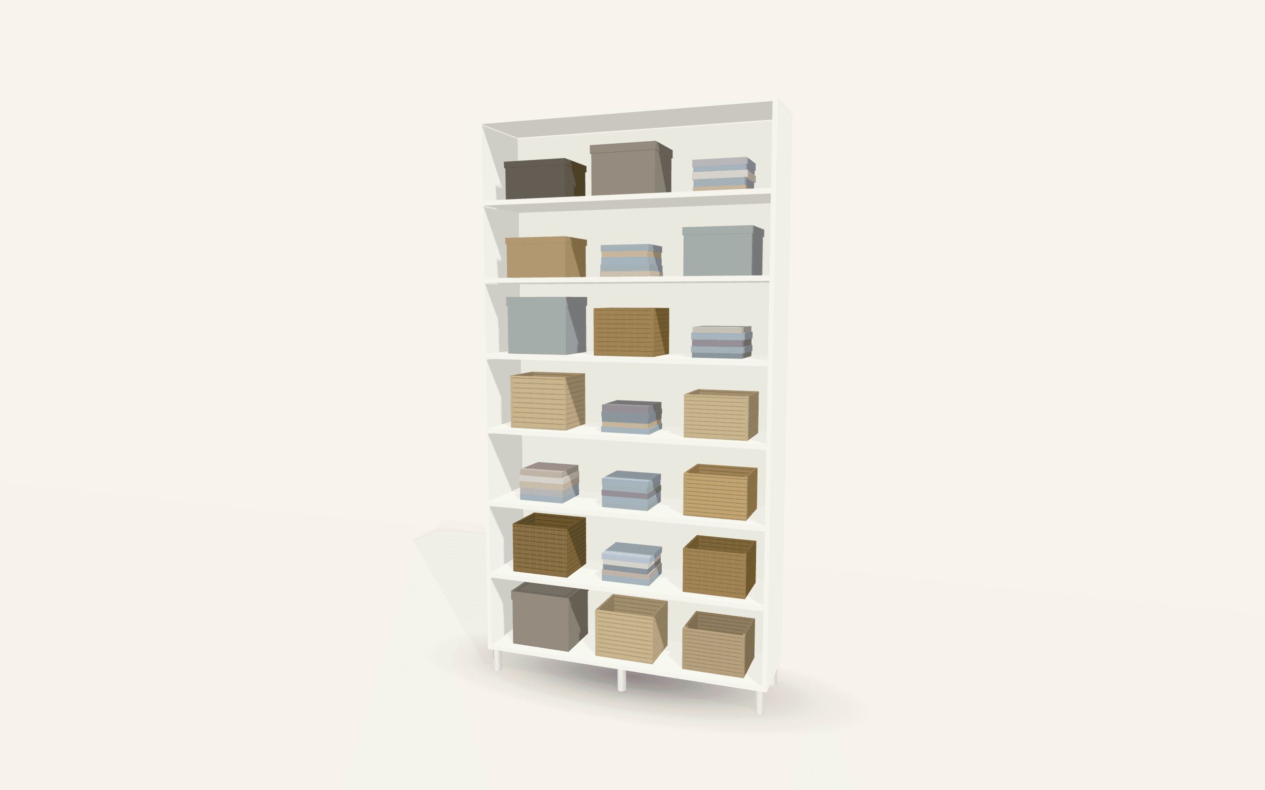 The Fireplace Bookcase & Display — Closed