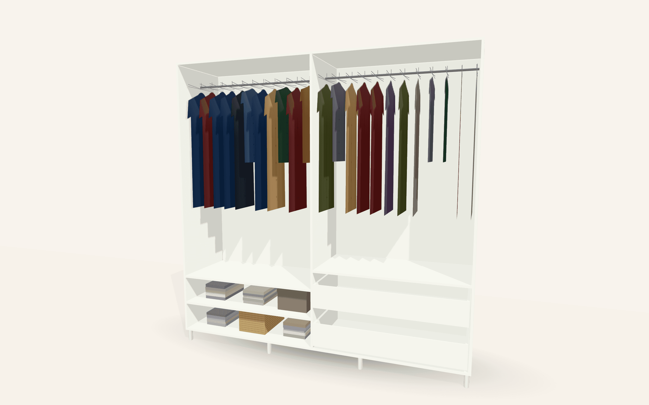 The Portslade Mirror Slider — Without doors